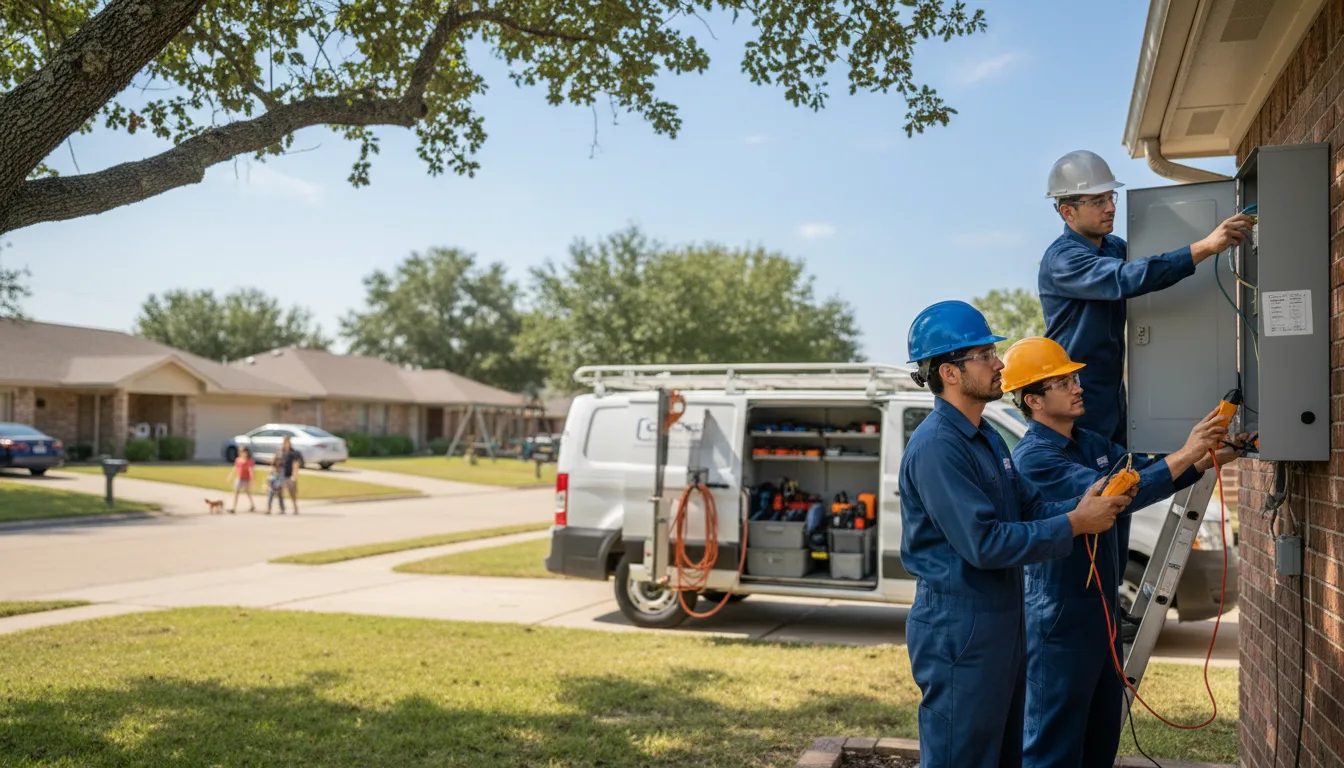 Certified electrician providing emergency electrical services in Elkton, FL
